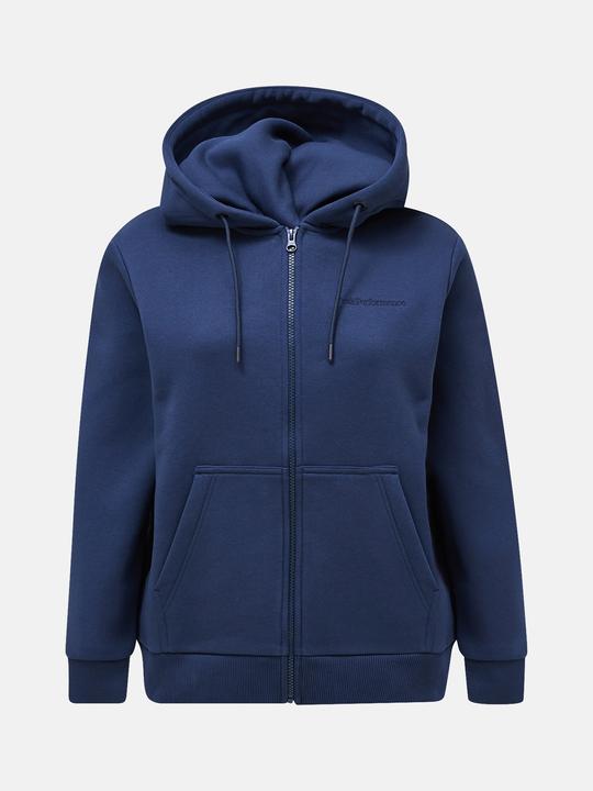Immagine prodotto Peak Performance Original Sweatshirt mit kleinem Logo und Reissverschluss in Blau (S)