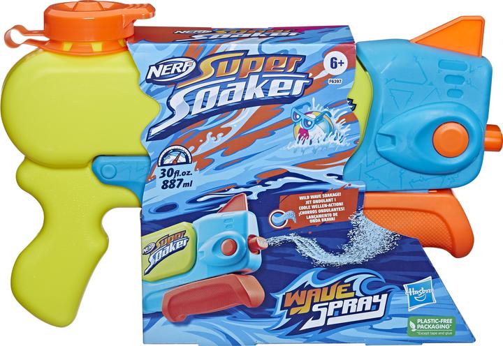 Image du produit Nerf Super Soaker Wave Spray Blaster à eau (Réservoir intégré)