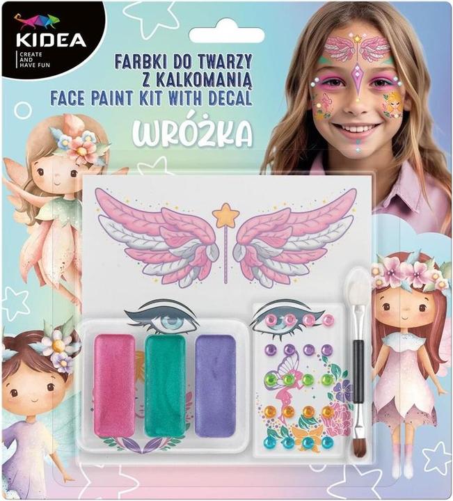 Produktbild Derform Gesichtsfarben mit Aufklebern Fairy KIDEA