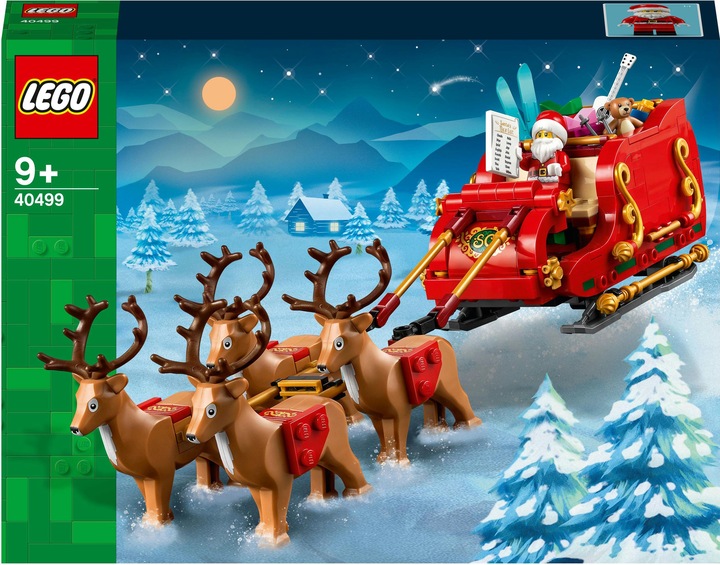 Actual product image LEGO Classic Santa Claus sleigh 40499 (40499, LEGO Classic, LEGO Rare Sets)