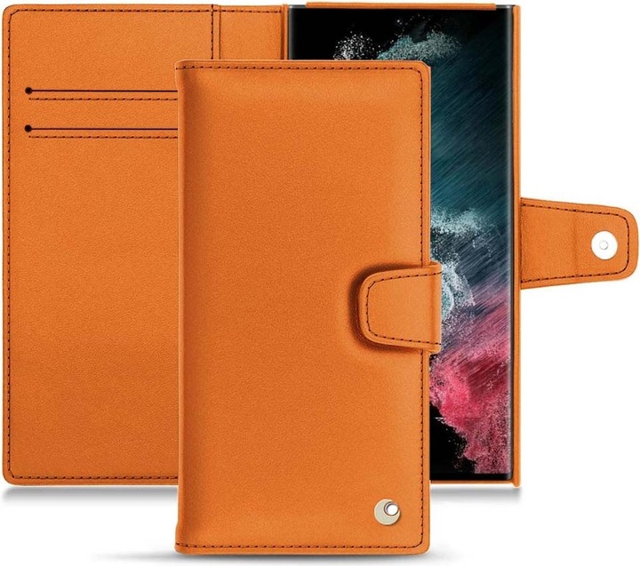 Noreve Lederschutzhülle Wallet (Samsung Galaxy S22 Ultra)