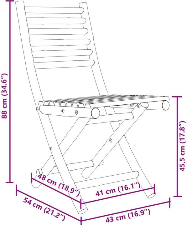 Produktbild vidaXL Gartenstuhl