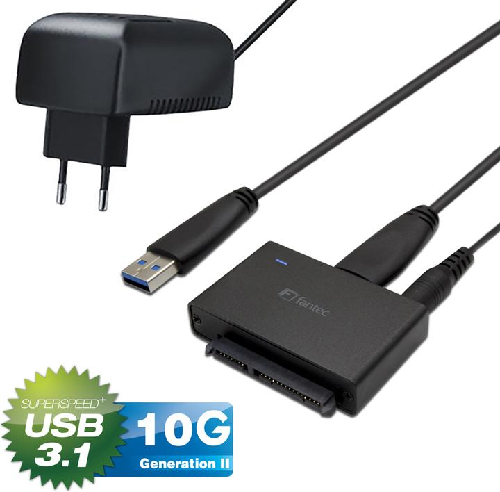 Immagine prodotto Fantec Adattatore da USB 3.1 a SATA (3.5", 2.5")