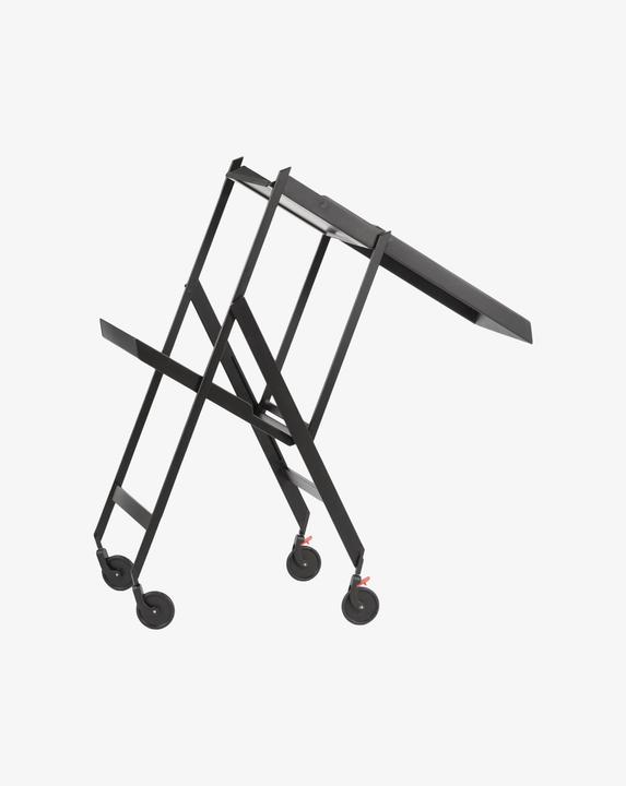 Produktbild Alessi Servierwagen klappbar schwarz