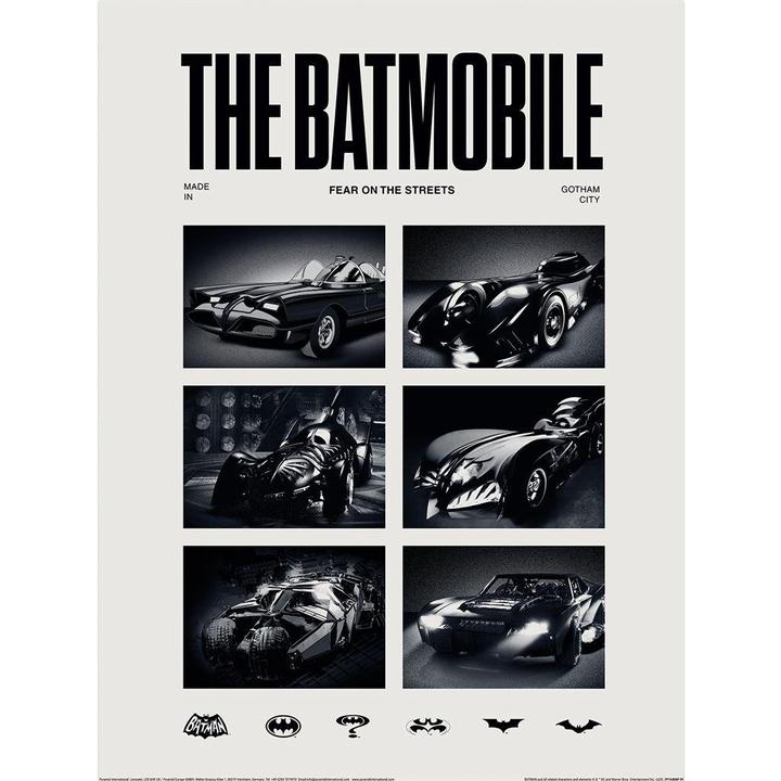 Image du produit Batman - Imprimé BATMOBILE (30 x 40 cm)