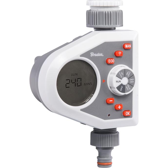 Bradas, Sistema di irrigazione, Programmatore elettronico di irrigazione unidirezionale (Computer per l'irrigazione)