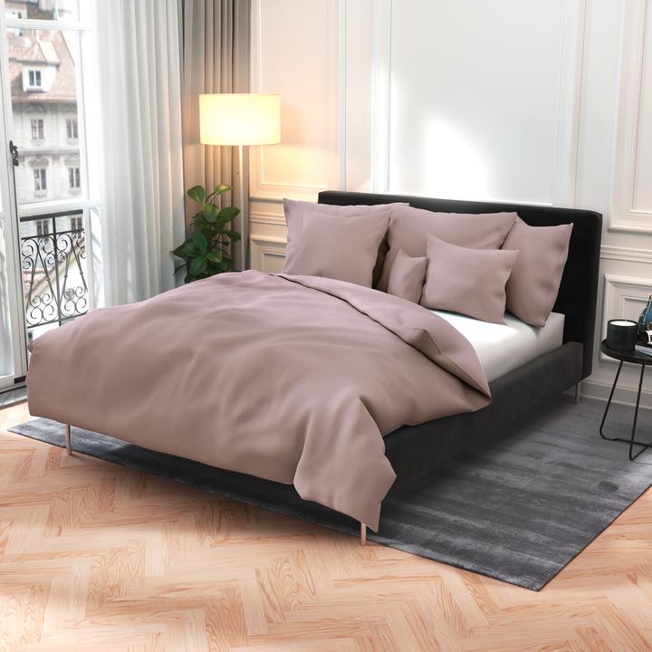 Image du produit Lotus Bettwaren Satin uni (Taie d'oreiller, 65 x 65 cm)