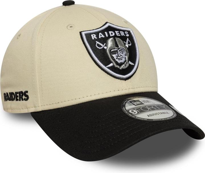 Actual product image New Era 9Forty Strapback Cap - Las Vegas Raiders Beige
