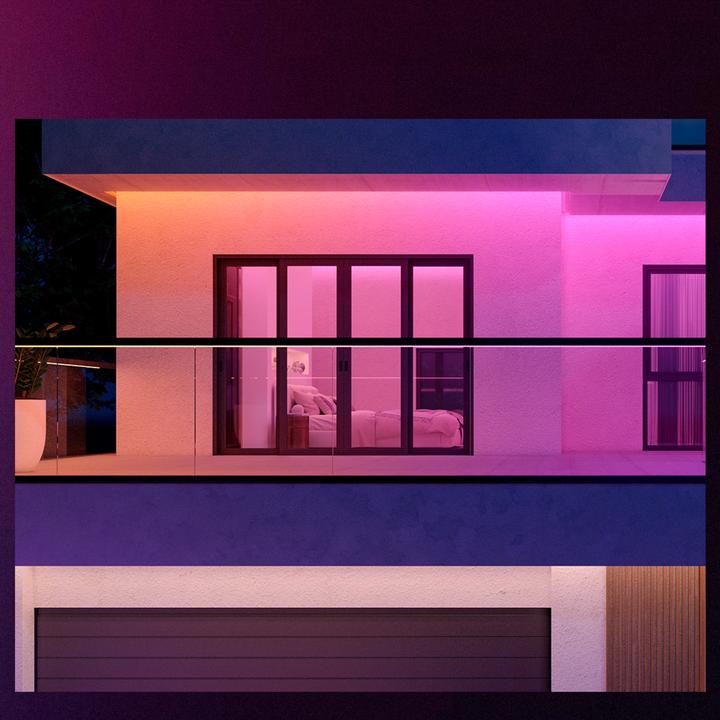 Produktbild Philips Hue Flux Gradient Outdoor Lightstrip (Mehrfarbig, 500 cm, Outdoor)