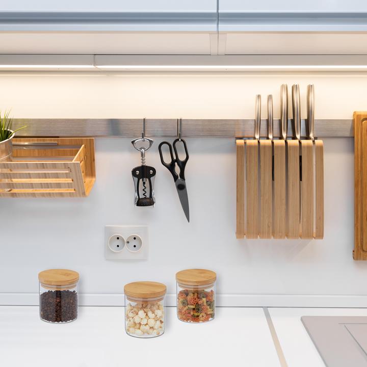 Produktbild Relaxdays 3x Vorratsglas (0.50 l)