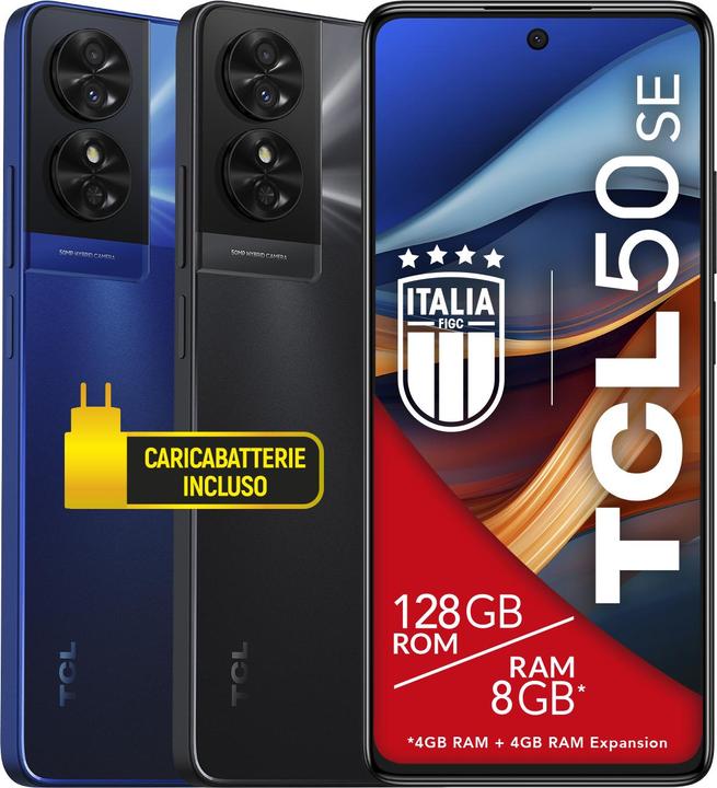 Produktbild TCL 50SE (128 GB, Space Grey, 6.78", Dual SIM, 4G)