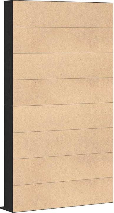 Produktbild VidaXL CD-Regal Schwarz Eiche 101x23x177,5 cm Holzwerkstoff