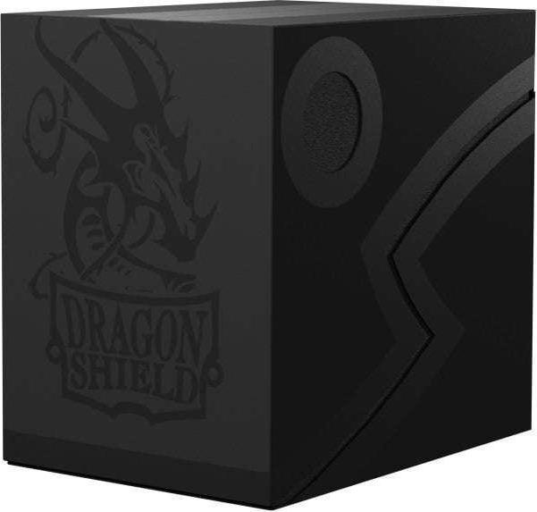 Arcane Tinman Rangement pour Cartes - Deck Box Dragon Shield Double Shell: Revised Shadow (Noir/Noir)
