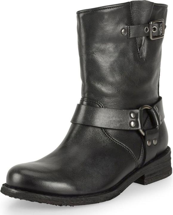 Produktbild Felmini GREDO D872 Diese Stiefel sind aus hochwertigem schwarzem Leder gefertigt und fühlen sich luxuriös we (38)
