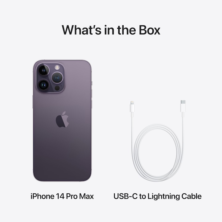 Actual product image Apple iPhone 14 Pro Max (1000 GB, Deep Purple, 6.70", SIM + eSIM, 48 Mpx, 5G)
