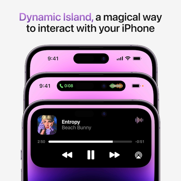 Actual product image Apple iPhone 14 Pro Max (1000 GB, Deep Purple, 6.70", SIM + eSIM, 48 Mpx, 5G)