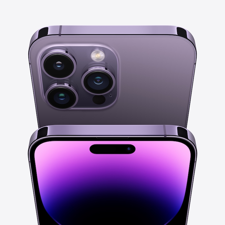Actual product image Apple iPhone 14 Pro Max (256 GB, Deep Purple, 6.70", SIM + eSIM, 48 Mpx, 5G)