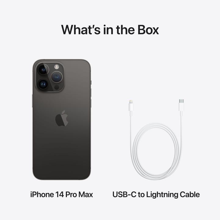 Immagine prodotto Apple iPhone 14 Pro Max (512 GB, Space Black, 6.70", SIM + eSIM, 48 Mpx, 5G)