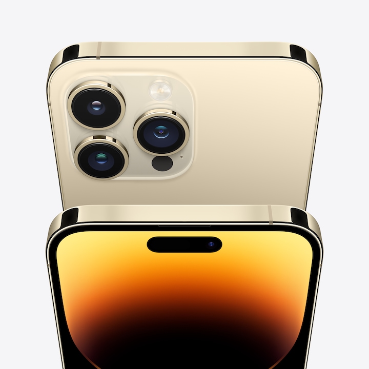 Produktbild Apple iPhone 14 Pro Max (128 GB, Gold, 6.70", SIM + eSIM, 48 Mpx, 5G)