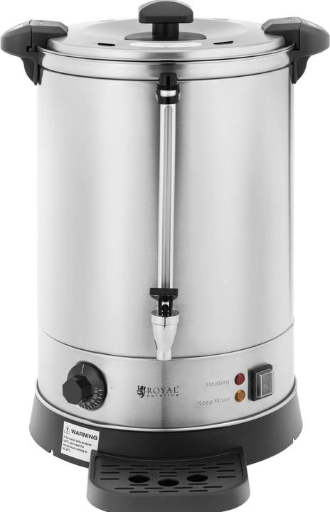 Produktbild Royal Catering Wasserkocher Edelstahl Heisswasserbereiter Heissgetränkespender 2500 W 13,5 l