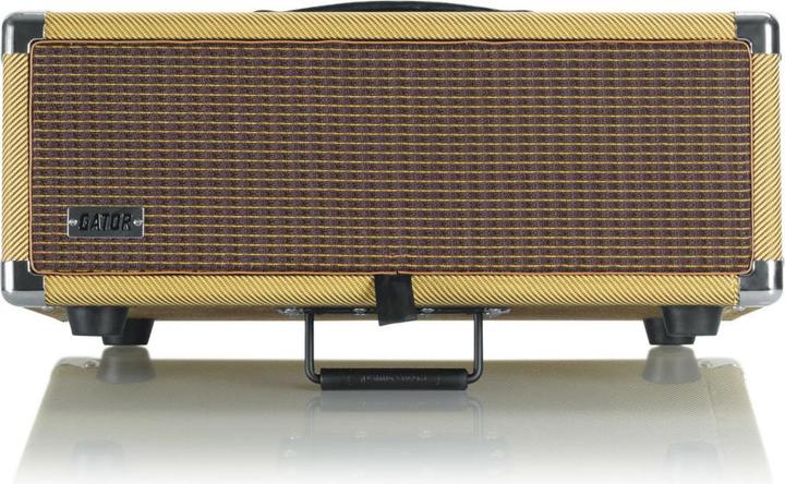 Actual product image Gator Cases GR-RETRORACK-3TW Retro Rack Vintage Amp Vibe Rack Case 3U Tweed (Accessories)