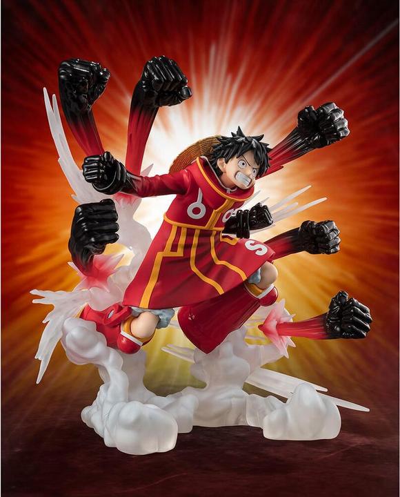 Produktbild Bandai One Piece Figuarts ZERO Extra Battle PVC Statue Monkey D. Luffy -Gum Gum Hawk Gatling- 19 cm