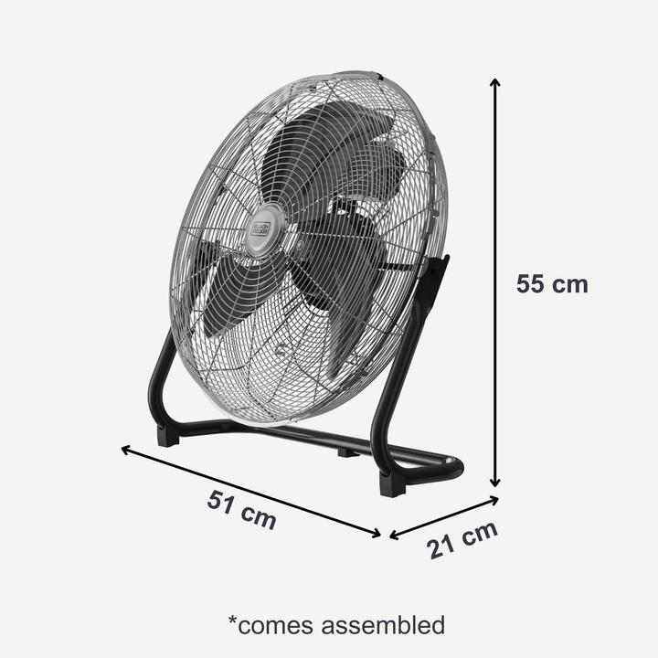 Produktbild Black & Decker Black+Decker Ventilator BXEFF121E (Stahl)