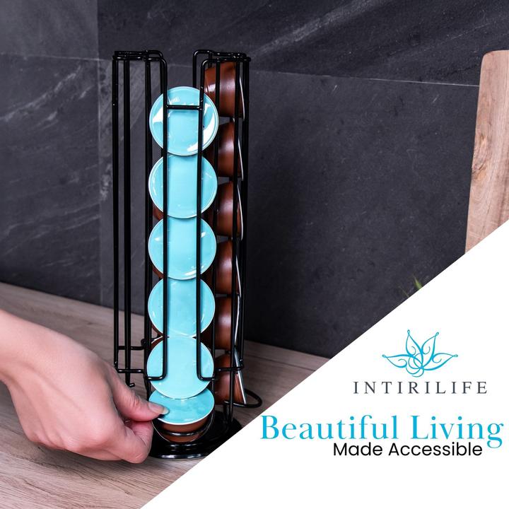 Produktbild Intirilife Kaffee Kapselhalter kompatibel mit Dolce Gusto Kapseln (24 Stück)