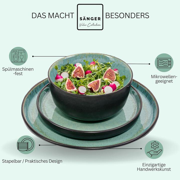 Produktbild Sänger Geschirr Tafelservice Fiji (18 Stk.)