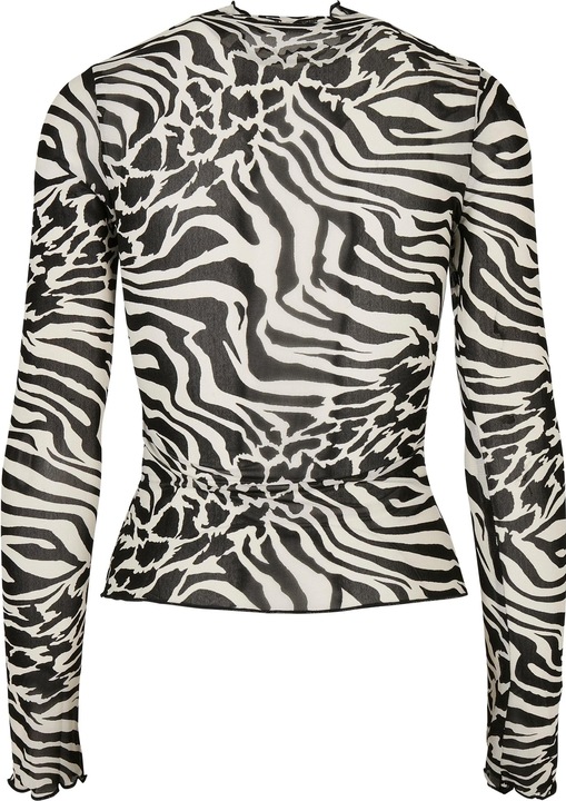 Immagine prodotto Urban Classics Donna AOP Mesh Turtleneck Longsleeve (4XL)