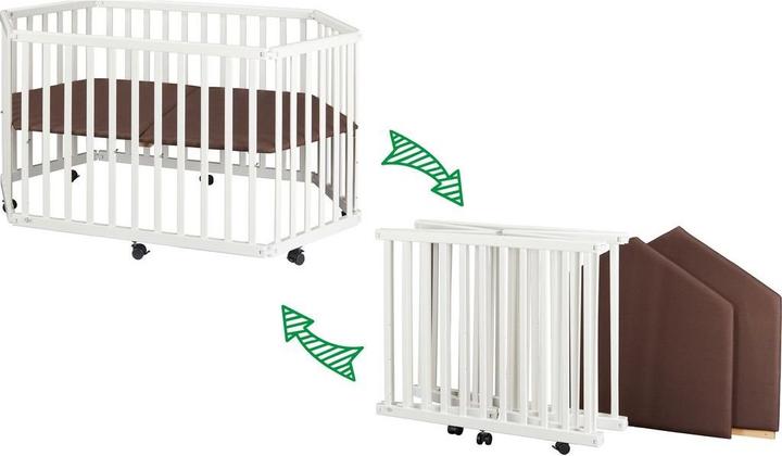 Actual product image Tissi Playpen 6-corner (143 cm, 84 cm)