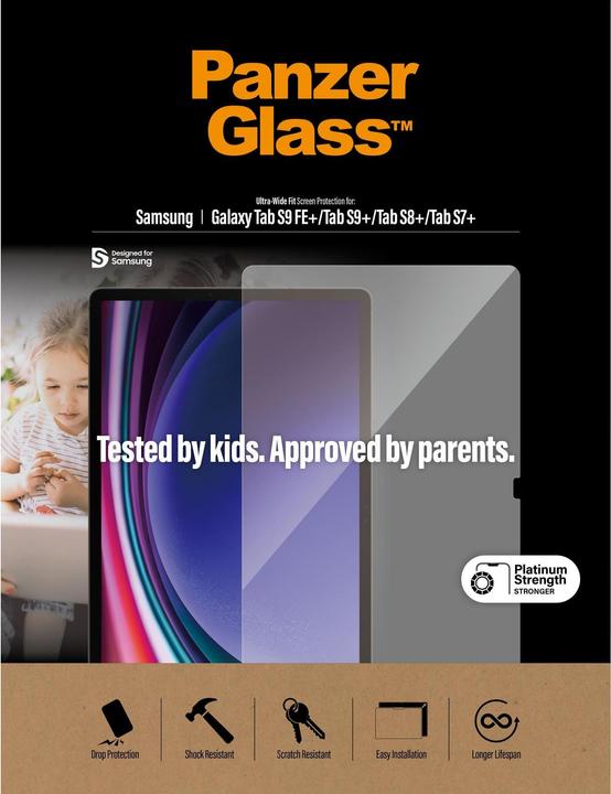 Actual product image PanzerGlass Case Friendly (1 Piece, Galaxy Tab S7+ 12.4 (2020))