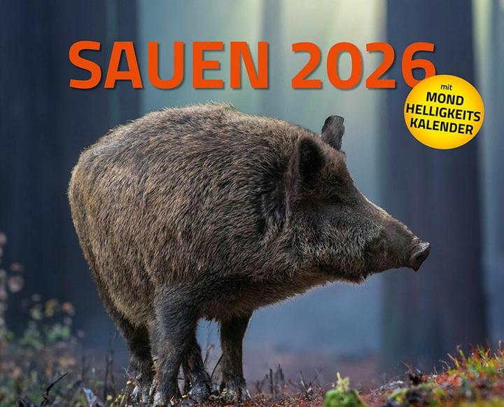 Produktbild Sauen Kalender 2026 Jagd-Kalender im XX