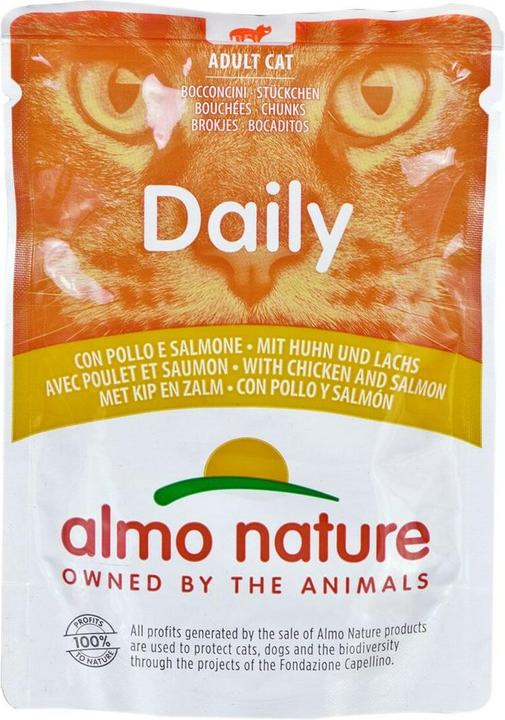 Produktbild Almo Nature Daily Menu Huhn & Lachs (Adult, 1 Stk., 70 g)