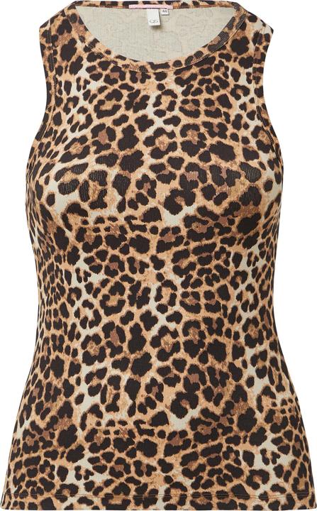 Produktbild S.Oliver T-Shirt Geripptes Tanktop mit All-over-Print (46)