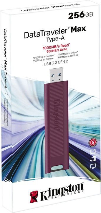 Produktbild Kingston DataTraveler Max (256 GB, USB-A, USB 3.2)