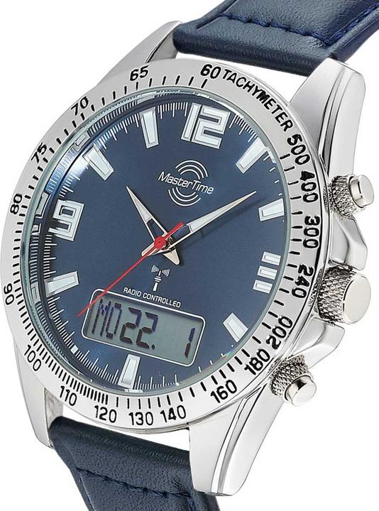 Actual product image Master Time MTGA-10876-32L Sporty Big Date (Chronograph, Radio-controlled clock, 42 mm)