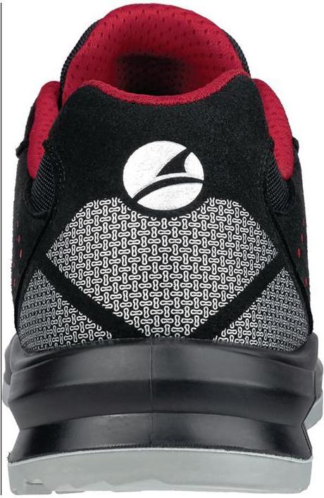 Productafbeelding Albatros Veiligheidsschoen GRID LOW maat 44 zwart/rood S3 SRC EN ISO 20345:2011 microvezel/textielstof (S3, 44)
