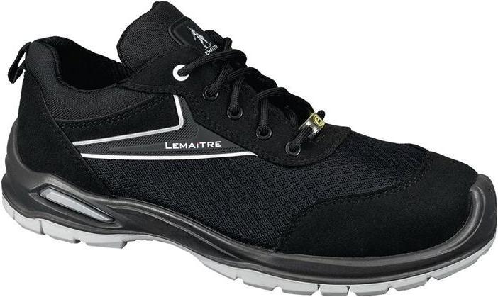Actual product image Lemaitre Safety shoe Lennon size 42 black S1P ESD SRC EN ISO 20345 textile (S1P, 42)