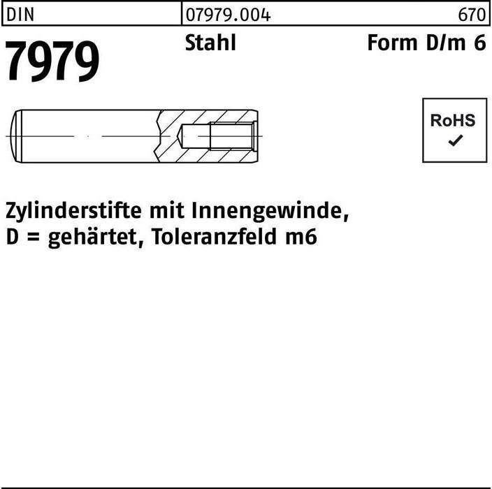 Actual product image DIN 7979 m.Innengewinde