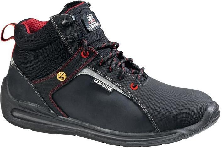 Image du produit Lemaitre Botte de sécurité Super X High taille 47 noir S3 SRC ESD EN ISO 20345 Nubuck de buffle (S3, 47)
