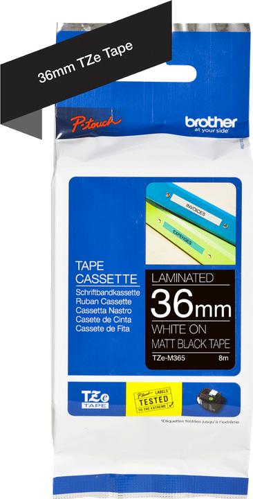 Immagine prodotto Brother TZe-M365 Opaco (3.60 cm, Nero)