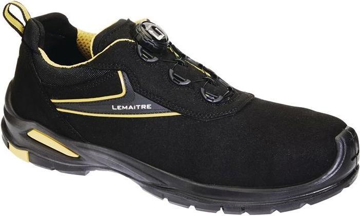 Produktbild Lemaitre Sicherheitsschuh Harrison Grösse 46 schwarz/gelb S3 SRC ESD EN ISO 20345 Mikrofaser (S3, 46)