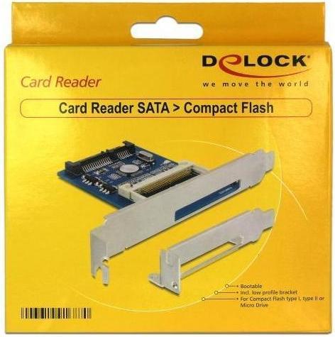 Immagine prodotto Delock SATA II > Lettore di schede Compact Flash (SATA)