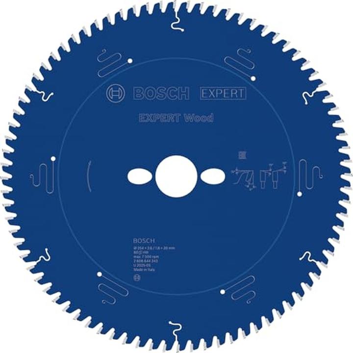 Produktbild Bosch Professional Zubehör Kreissägeblatt Expert for Wood, 254 x 30 x 2,6 mm, 80