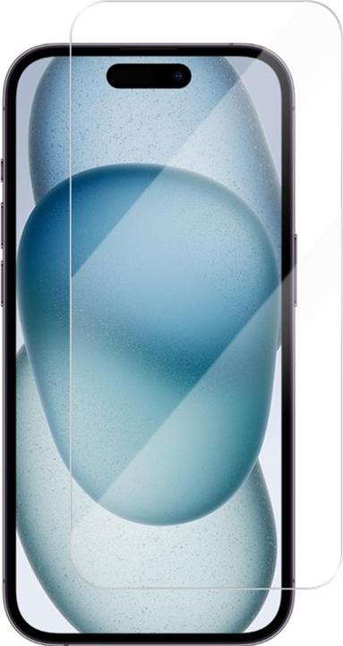 Screenguard Apple iPhone 15 Protection en verre blindé Case Friendly Design (1 pièce(s), Apple iPhone 15)