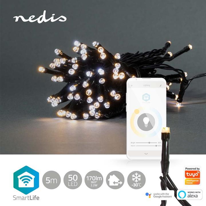 Actual product image Nedis SmartLife Decorative LED Wi-Fi Android™ / IOS, 5 m (5 m)