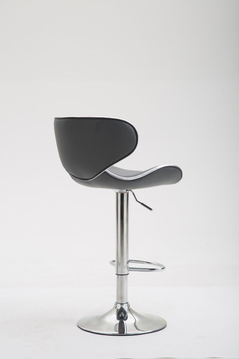 Actual product image CLP Barstool Las Vegas V2 chrome, grey