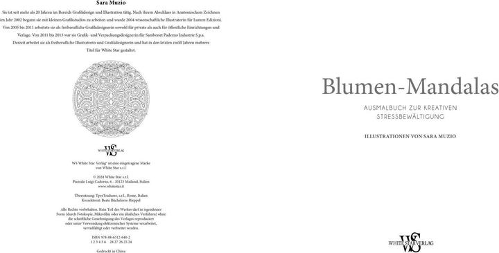 Produktbild Blumen-Mandalas (Ausmalbuch zur kreativen Stressbewältigung)