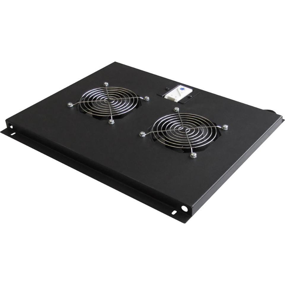 Thumbnail - Wp Roof ventilation unit with two fans, 60 cm deep., Serverschrank Zubehör, Schwarz